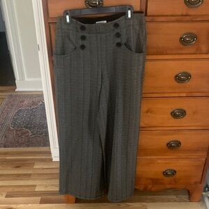 Stylish Black/Brown/Gray Wide-Leg Pants